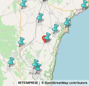 Mappa Via Provinciale, 73032 Andrano LE, Italia (5.93692)