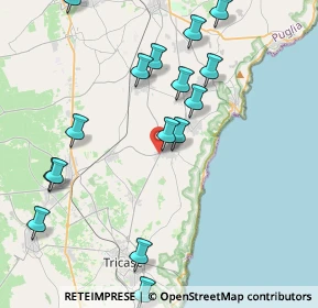 Mappa Via Provinciale, 73032 Andrano LE, Italia (5.22412)