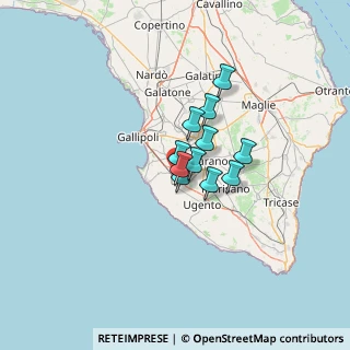 Mappa Via S. Tommaso D'Aquino, 73057 Taviano LE, Italia (8.04727)