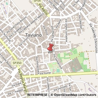 Mappa Via Maria Montessori, 13, 73057 Taviano, Lecce (Puglia)