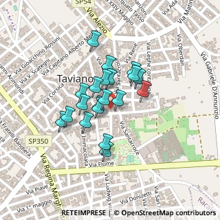 Mappa Piazza Lombardo Radice, 73057 Taviano LE, Italia (0.169)