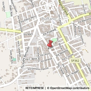 Mappa Largo d'annunzio 13, 73049 Ruffano, Lecce (Puglia)