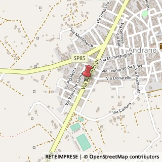 Mappa Via Provinciale, 282, 73032 Andrano, Lecce (Puglia)