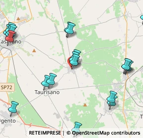 Mappa Via C.da Varna, 73049 Ruffano LE, Italia (5.815)