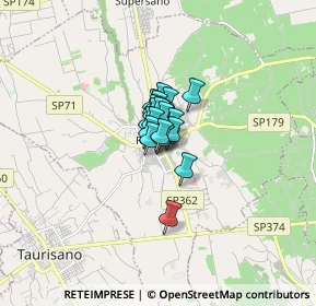 Mappa Largo Gabriele D'Annunzio, 73049 Ruffano LE, Italia (0.6675)