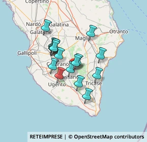 Mappa Via C.da Varna, 73049 Ruffano LE, Italia (10.78056)