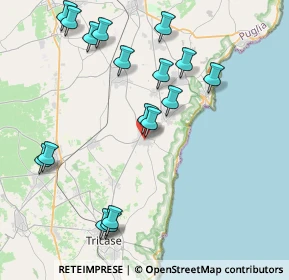 Mappa Piazza Castello, 73032 Andrano LE, Italia (4.87059)