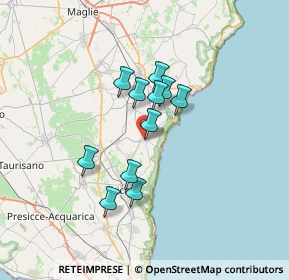 Mappa Piazza Castello, 73032 Andrano LE, Italia (5.51727)