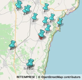 Mappa 73032 Andrano LE, Italia (4.91529)