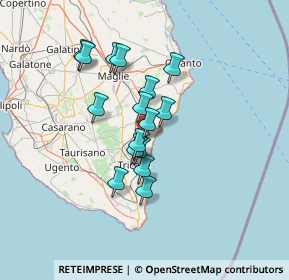 Mappa 73032 Andrano LE, Italia (11.37)