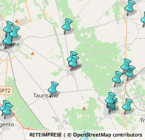 Mappa Via Luigi Cadorna, 73049 Ruffano LE, Italia (6.7155)
