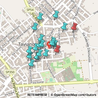 Mappa Via Tommaso Tempesta, 73057 Taviano LE, Italia (0.2)