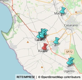 Mappa Piazza del Popolo, 73057 Taviano LE, Italia (2.75727)