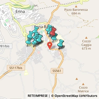 Mappa Via della Cooperazione, 94100 Enna EN, Italia (0.6785)