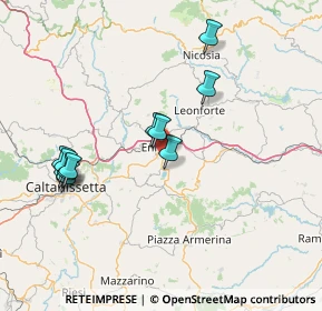 Mappa Via della Cooperazione, 94100 Enna EN, Italia (16.68818)