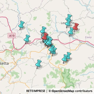 Mappa Via della Cooperazione, 94100 Enna EN, Italia (6.1165)