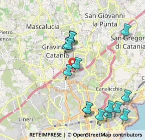 Mappa Via Zangri, 95030 Gravina di Catania CT, Italia (2.566)