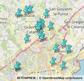 Mappa Via Zangri, 95030 Gravina di Catania CT, Italia (2.184)