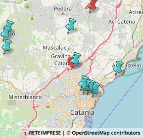 Mappa Via Zangri, 95030 Gravina di Catania CT, Italia (5.29455)