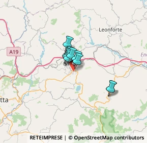 Mappa Via Umbria, 94100 Enna EN, Italia (3.84545)