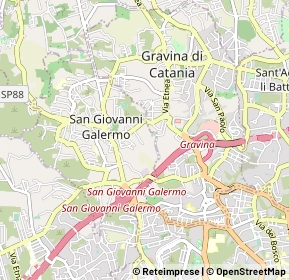 Mappa Via del Coccio, 95123 Catania CT, Italia (1.3745)