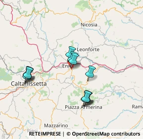 Mappa Via Santa Barbara, 94100 Enna EN, Italia (15.47583)