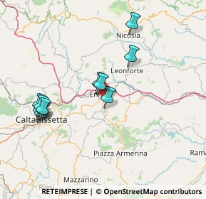 Mappa Via Santa Barbara, 94100 Enna EN, Italia (16.88545)