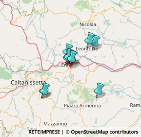 Mappa Via Santa Barbara, 94100 Enna EN, Italia (9.49091)