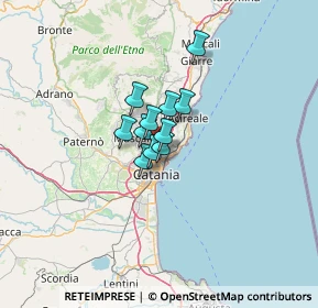 Mappa Via Monte Lauro, 95030 Catania CT, Italia (6.96636)