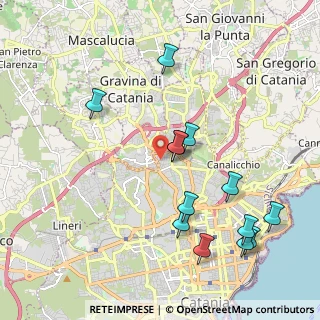 Mappa Via Fiducia Saverio, 95125 Catania CT, Italia (2.47385)