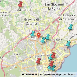 Mappa Via Fiducia Saverio, 95125 Catania CT, Italia (3.16)