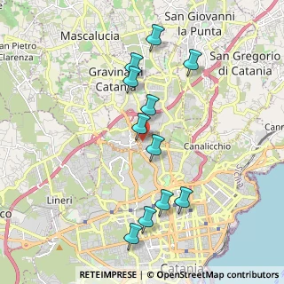 Mappa Via Fiducia Saverio, 95125 Catania CT, Italia (2.14182)