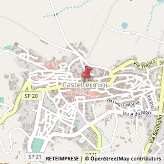 Mappa Via Castelletto, 3, 92025 Casteltermini, Agrigento (Sicilia)