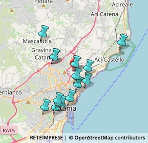 Mappa Via San Marco, 95030 Catania CT (3.63571)