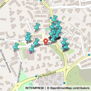 Mappa Via S. Marco, 95027 San Gregorio di Catania CT, Italia (0.0963)