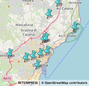 Mappa Via Trinacria, 95030 Tremestieri etneo CT, Italia (4.67833)