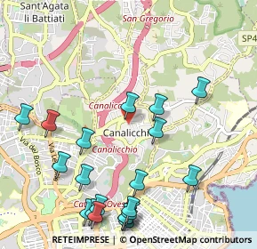 Mappa Via Trinacria, 95030 Canalicchio CT, Italia (1.435)