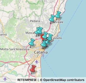 Mappa Via Trinacria, 95030 Canalicchio CT, Italia (5.06364)