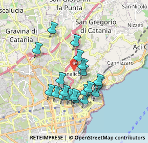 Mappa Via Trinacria, 95030 Tremestieri etneo CT, Italia (1.742)