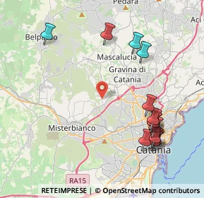 Mappa Via Campo Sportivo, 95045 Misterbianco CT, Italia (5.32538)