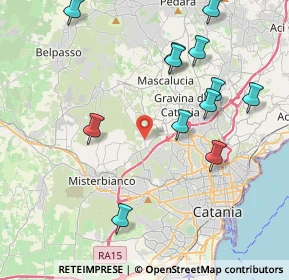 Mappa Via Campo Sportivo, 95045 Misterbianco CT, Italia (5.03083)