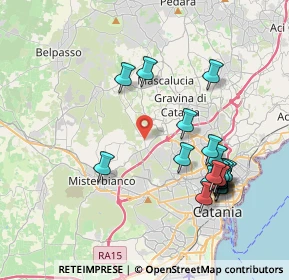 Mappa Via Campo Sportivo, 95045 Misterbianco CT, Italia (4.702)