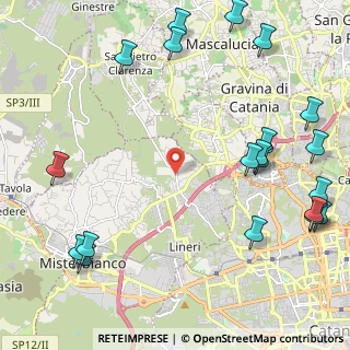 Mappa Via Campo Sportivo, 95045 Misterbianco CT, Italia (3.426)