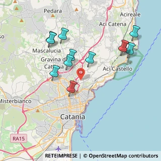 Mappa Via Giorgio Almirante, 95030 Tremestieri etneo CT, Italia (4.45417)