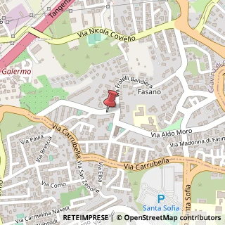 Mappa Via Fratelli Bandiera, 79, 95030 Gravina di Catania, Catania (Sicilia)