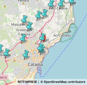 Mappa Via Sgroppillo, 95126 Cerza CT, Italia (5.61733)