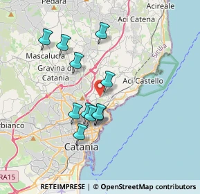 Mappa Via Sgroppillo, 95126 Cerza CT, Italia (3.52182)