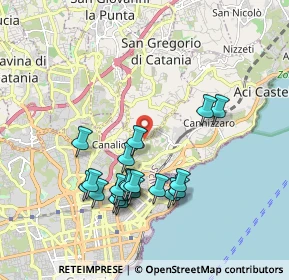Mappa Via Sgroppillo, 95126 San Gregorio di Catania CT, Italia (2.0755)