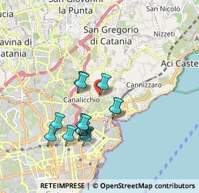 Mappa 95126 Cerza CT, Italia (1.805)