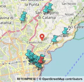 Mappa Via Sgroppillo, 95126 San Gregorio di Catania CT, Italia (2.5985)